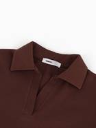 Футболка - поло женская MINAKU, размер 42-44 (S), интерлок, цвет шоколадный - Фото 7