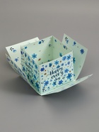 Коробка-сюрприз подарочная "Бабочки, Счастья" с вылетающими бабочками, 14.5×14.5×12.7 см  (артикул 10947854)  большой выбор товаров оптом и в розницу по низким ценам с доставкой