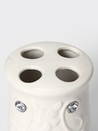 УЦЕНКА Набор для ванной, 4 предмета, дозатор, мыльница, 2 стакана, белый - Фото 5