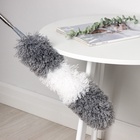 УЦЕНКА Щетка для удаления пыли телескопическая 230 см, плоская насадка 40×7.5 см, пушистая 41×13 см - Фото 14