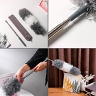 УЦЕНКА Щетка для удаления пыли телескопическая 230 см, плоская насадка 40×7.5 см, пушистая 41×13 см - Фото 4