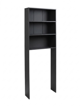 Стеллаж открытый для ванной комнаты «Клик Мебель. Пронто», 660×230×1850 мм, цвет графит