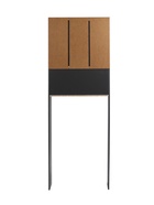 Стеллаж открытый для ванной комнаты «Клик Мебель. Пронто», 660×230×1850 мм, цвет графит 10976722