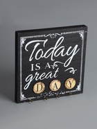 УЦЕНКА Крючки декоративные дерево «Сегодня великий день» 20×5×20 см - Фото 2