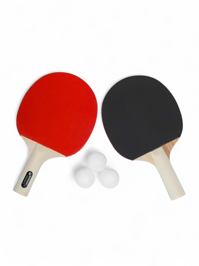 УЦЕНКА Набор для настольного тенниса BOSHIKA Training 1*: 2 ракетки, 3 мяча - Фото 1