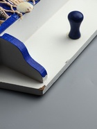 УЦЕНКА Вешалка-штурвал на 3 крючка, бело-голубой-бирюзовый, 45×28×5 см - Фото 4