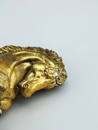 УЦЕНКА Фигура "Конь " 9х6 см, цвет старое золото - Фото 5