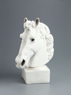 УЦЕНКА Копилка "Голова коня" высота 25 см, белый - Фото 2