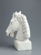 УЦЕНКА Копилка "Голова коня" высота 25 см, белый - Фото 3