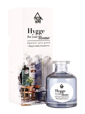 Диффузор ароматический с палочками Hygge Home Фруктовая панакота, 50 мл  (артикул 10998995)  большой выбор товаров оптом и в розницу по низким ценам с доставкой
