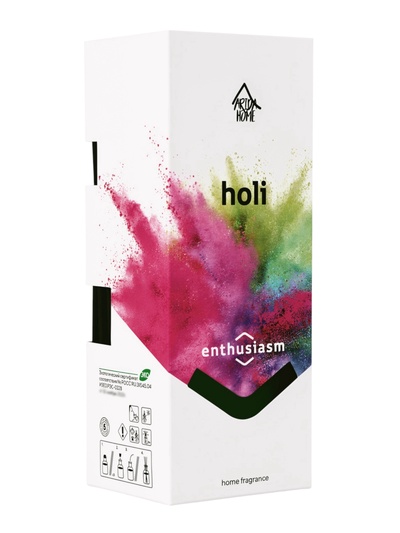 Диффузор ароматический с палочками Holi Enthusiasm, 50 мл