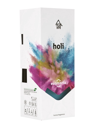 Диффузор ароматический с палочками Holi Euphoria, 50 мл