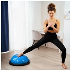 УЦЕНКА Полусфера BOSU гимнастическая ONLYTOP, массажная, с насосом, 58×25 см, синяя - Фото 5