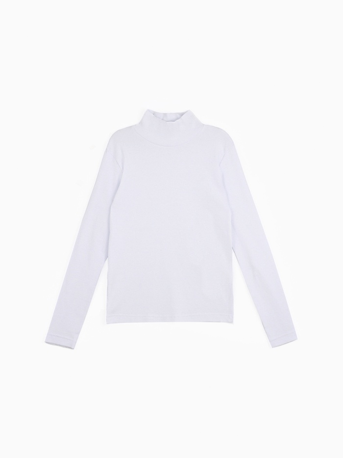 Водолазка для девочки MINAKU, белая, рост 128