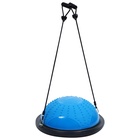 УЦЕНКА Полусфера BOSU гимнастическая ONLYTOP, массажная, с насосом, 46×20 см, синяя - Фото 6