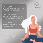 УЦЕНКА Блок для йоги Sangh Moon, 23×15×8 см, синий - Фото 3