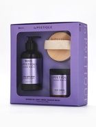 Подарочный набор: гель для душа 300 мл, крем для тела 250 мл и массажка, османтус и амбра, POETIQUE - Фото 24