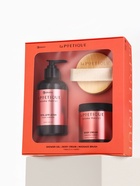 Подарочный набор: гель для душа 300 мл, крем для тела 250 мл и массажка, вишня и табак, POETIQUE - Фото 23