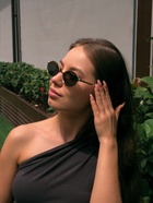 Очки солнцезащитные OneSun, uv 400, футляр, салфетка, цвет золото, серый - Фото 12