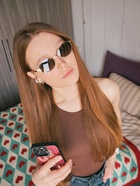 Очки солнцезащитные OneSun, uv 400, футляр, салфетка, цвет золото, серый - Фото 8