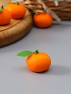 Муляж "Мандарин" (фасовка по 20 шт) 3,5 см, оранжевый  (артикул 10970102)  большой выбор товаров оптом и в розницу по низким ценам с доставкой