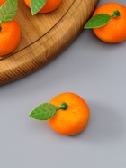 Муляж "Мандарин" (фасовка по 20 шт) 3,5 см, оранжевый  (артикул 10970102)  большой выбор товаров оптом и в розницу по низким ценам с доставкой