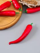 Муляж «Перец острый», 18 см, красный - Фото 1