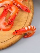 Муляж "Креветка" (фасовка по 10 шт) 7,5 см, красно-розовый  (артикул 10970107)  большой выбор товаров оптом и в розницу по низким ценам с доставкой