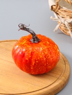 Муляж "Тыква круглая" 8х12 см, оранжевый  (артикул 10970108)  большой выбор товаров оптом и в розницу по низким ценам с доставкой