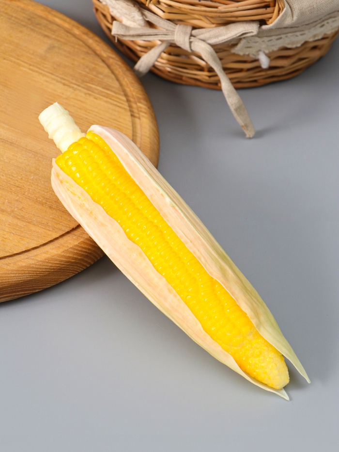 Муляж «Кукуруза в початке», 21×5.5 см, жёлтый