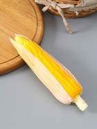 Муляж "Кукуруза в початке" 21х5,5 см, жёлтый  (артикул 10970115)  большой выбор товаров оптом и в розницу по низким ценам с доставкой