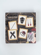 УЦЕНКА Карнавальный набор "Леди" (повязка+перчатки+серьги+бусы+мундштук) - Фото 3