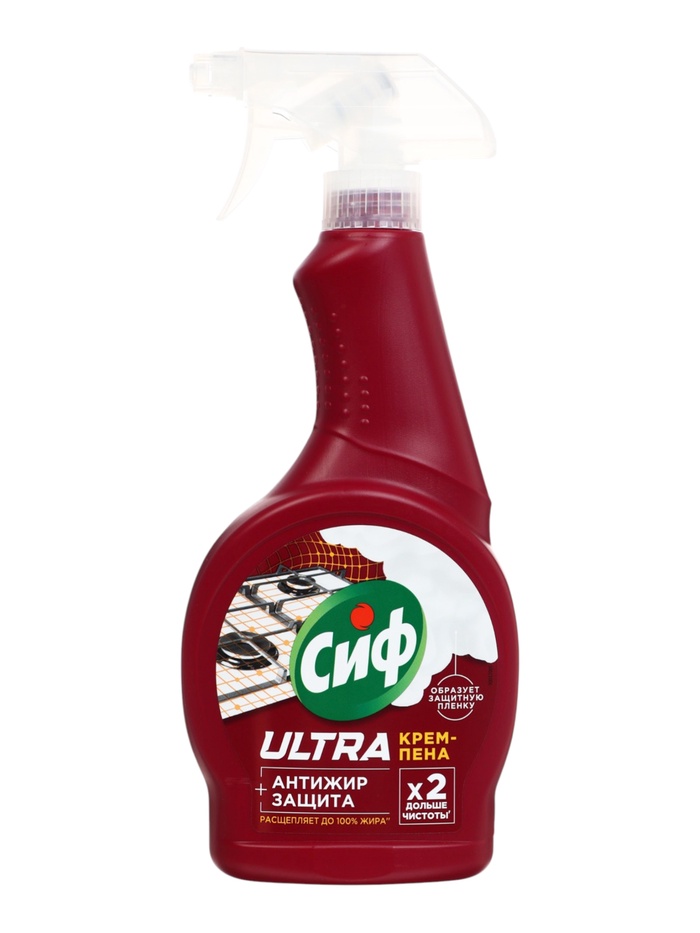 Чистящее средство крем-пена для кухни СИФ антижир, 500 мл - Фото 1