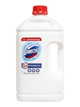 Отбеливатель универсальный «Доместос» белоснежный, универсальный, гель, 2.5 л
