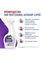 Средство антижир от жира, нагара и копоти «СИФ», щелочной спрей, без запаха и отдушек, 500 мл  (артикул 10998656)  большой выбор товаров оптом и в розницу по низким ценам с доставкой