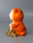 УЦЕНКА Копилка «Кот с метлой» рыжий, 22×22×28 см - Фото 5