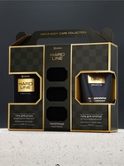 Подарочный набор косметики: гель для душа 300 мл, гель для бритья 110 мл, полотенце, HARD LINE  (артикул 10898706)  большой выбор товаров оптом и в розницу по низким ценам с доставкой