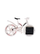 УЦЕНКА Часы настольные будильник детский «Велосипед», циферблат d-6.5 см, 12×22 см - Фото 3