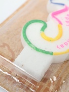 УЦЕНКА Свеча для торта цифра 3 цветная полосочка - Фото 5