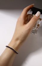 Браслет со стразами «Лёд» 1 ряд, цвет тёмно-фиолетовый в серебре, L=7 см - Фото 2