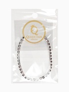 Браслет со стразами «Лёд» 1 ряд, цвет тёмно-фиолетовый в серебре, L=7 см  (артикул 1106947)  большой выбор товаров оптом и в розницу по низким ценам с доставкой