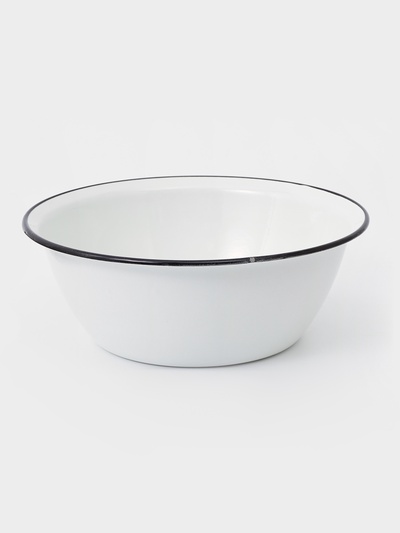 УЦЕНКА Миска 4 л белая (без декора)