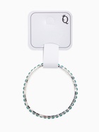 Браслет со стразами «Лёд» 1 ряд, цвет голубой в серебре, 4 мм, d=7 см - Фото 8