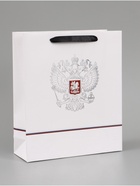 Пакет подарочный «Россия», 25.5×30×9 см - Фото 2