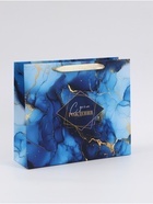 Пакет подарочный «С Днём рождения», 30×25.5×9 см  (артикул 10934948)  большой выбор товаров оптом и в розницу по низким ценам с доставкой