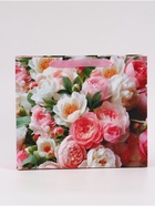 Пакет подарочный «Цветы», 30×25.5×9 см  (артикул 10934951)  большой выбор товаров оптом и в розницу по низким ценам с доставкой