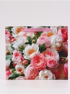 Пакет подарочный «Цветы», 30×25.5×9 см  (артикул 10934951)  большой выбор товаров оптом и в розницу по низким ценам с доставкой