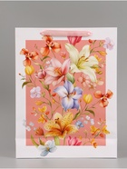 Пакет подарочный «Цветы», 31×40×11.5 см - Фото 5