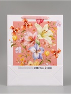 Пакет подарочный «Цветы», 31×40×11.5 см - Фото 6