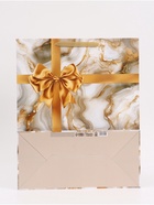 Пакет подарочный «Бант», 40×49×19 см  (артикул 10934959)  большой выбор товаров оптом и в розницу по низким ценам с доставкой